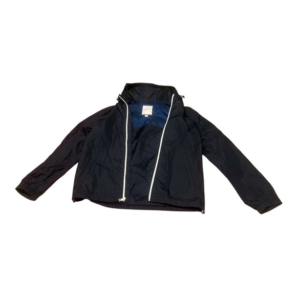 Nautica Men's Hoodied Bomber rain Jacket , True Navy - Picture 2 of 6